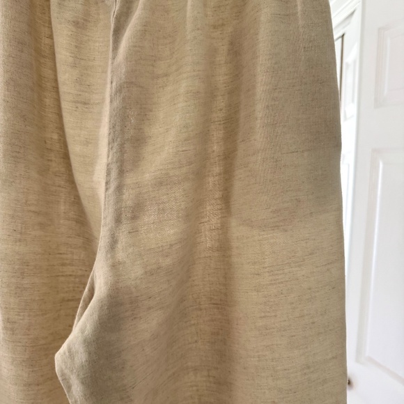 NWB Casuals Beige Linen Pants Women's‎ Medium - Picture 11 of 14